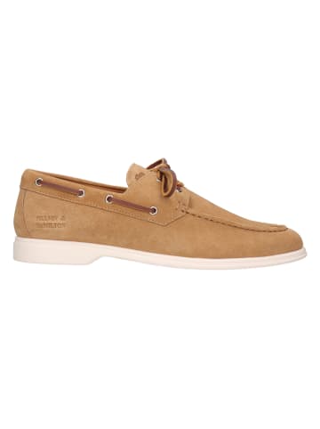 MELVIN & HAMILTON Leren mocassins "Earl 13" lichtbruin