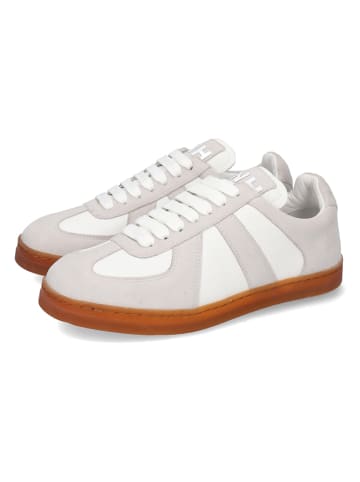 MELVIN & HAMILTON Skórzane sneakersy "Milani 1" w kolorze beżowo-białym