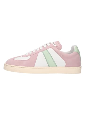 MELVIN & HAMILTON Leder-Sneakers "Milani 1" in Rosa/ Weiß/ Grün