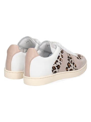 MELVIN & HAMILTON Leren sneakers "Milani 1" beige/wit