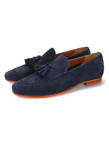 MELVIN & HAMILTON Leren mocassins "Clive 20" donkerblauw