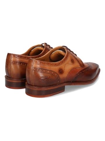 MELVIN & HAMILTON Leder-Schnürschuhe "Dylan 2" in Hellbraun
