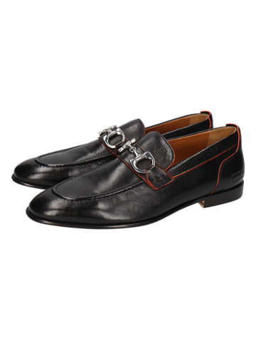 MELVIN & HAMILTON Leder-Mokassins "Santo 3" in Schwarz