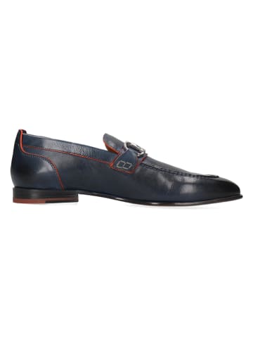 MELVIN & HAMILTON Leren mocassins "Santo 3" donkerblauw