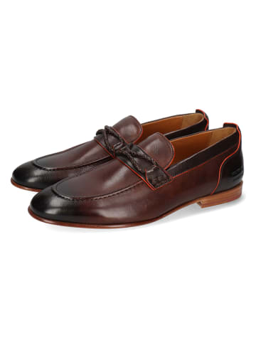 MELVIN & HAMILTON Leren mocassins "Santo 1" bruin