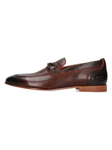 MELVIN & HAMILTON Leren mocassins "Santo 1" bruin