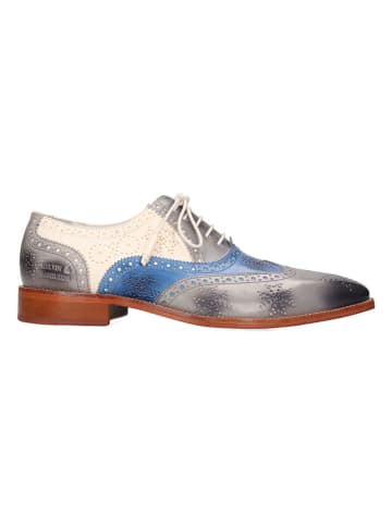MELVIN & HAMILTON Leder-Schnürschuhe "Jeff 28" in Grau