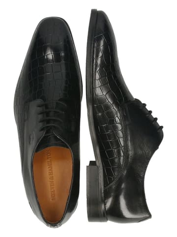 MELVIN & HAMILTON Leren veterschoenen "Flynn 1" zwart