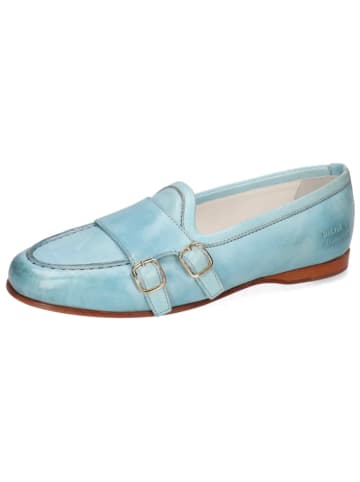 MELVIN & HAMILTON Leren mocassins "ulietta 3" lichtblauw