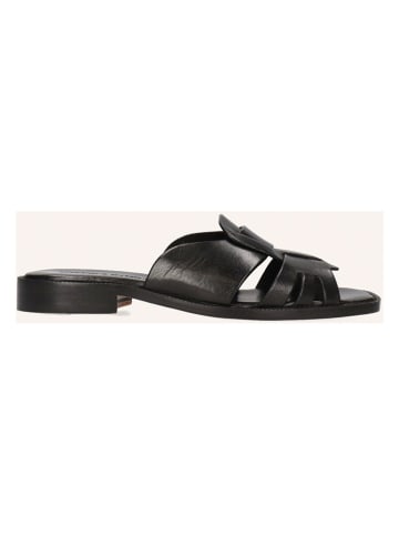 MELVIN & HAMILTON Leren slippers "Everly" zwart