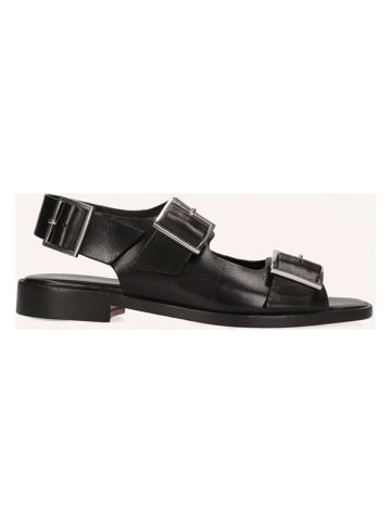 MELVIN & HAMILTON Leder-Sandalen "Everly" in Schwarz
