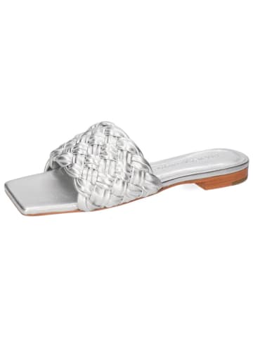 MELVIN & HAMILTON Leder-Pantoletten "Eglantine 1" in Silber