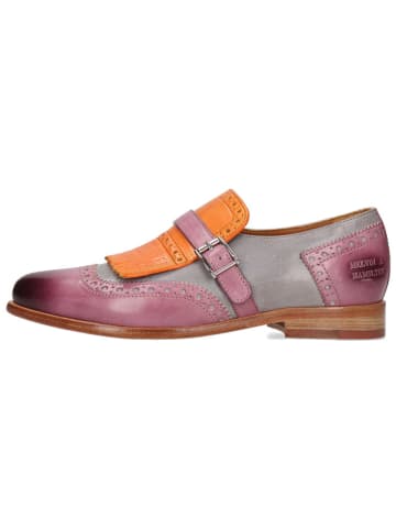 MELVIN & HAMILTON Leder-Slipper "Selina 2" in Lila/ Orange
