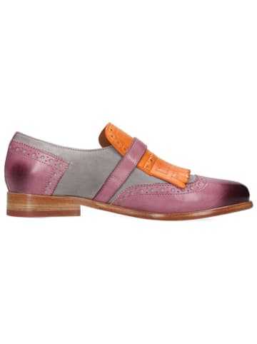 MELVIN & HAMILTON Leder-Slipper "Selina 2" in Lila/ Orange