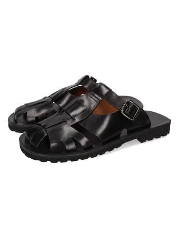 MELVIN & HAMILTON Leder-Clogs in Schwarz