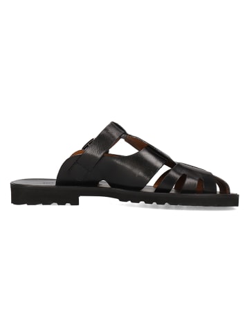MELVIN & HAMILTON Leder-Clogs in Schwarz