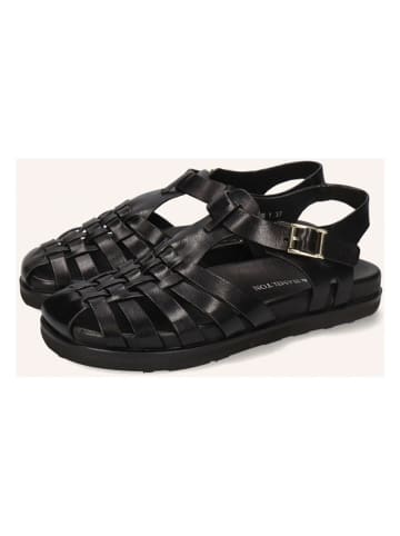 MELVIN & HAMILTON Leren enkelsandalen "Siri" zwart