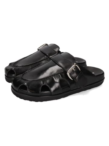 MELVIN & HAMILTON Leder-Clogs "Robert 39" in Schwarz