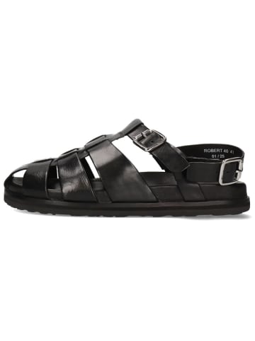 MELVIN & HAMILTON Leren enkelsandalen "Robert 40" zwart