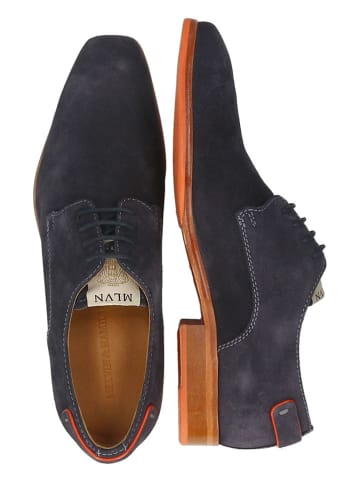 MELVIN & HAMILTON Leder-Schnürschuhe "Bond 1" in Dunkelblau