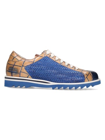 MELVIN & HAMILTON Leren sneakers "Hadrian 5" blauw/beige