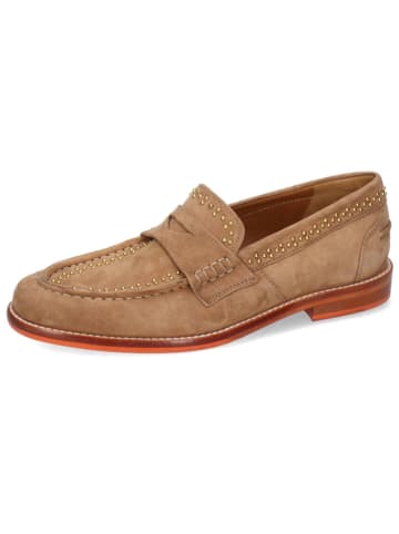 MELVIN & HAMILTON Leren mocassins "Gianna 10" lichtbruin