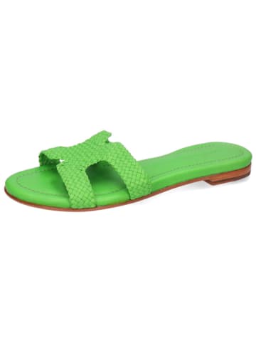 MELVIN & HAMILTON Leren slippers "Hanna 83" groen