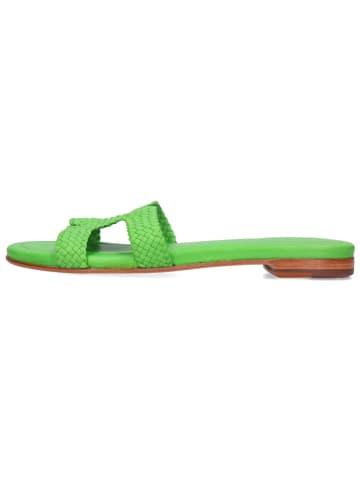 MELVIN & HAMILTON Leren slippers "Hanna 83" groen