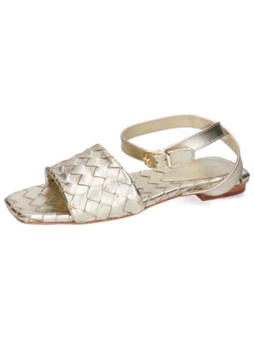 MELVIN & HAMILTON Leder-Sandalen "Sandrine 7" in Gold