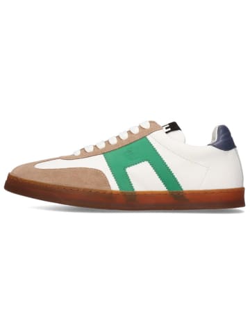 MELVIN & HAMILTON Leder-Sneakers "Jaxson 3" in Hellbraun/ Weiß/ Grün
