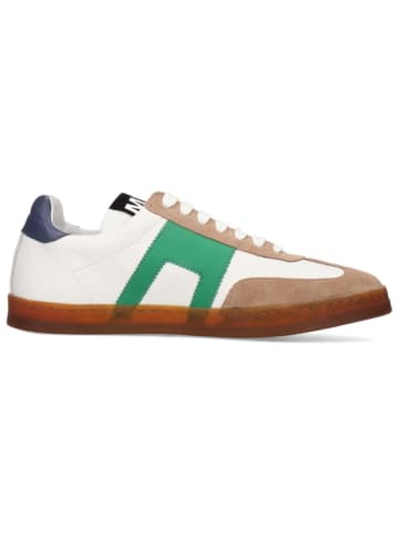 MELVIN & HAMILTON Leder-Sneakers "Jaxson 3" in Hellbraun/ Weiß/ Grün