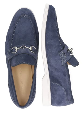 MELVIN & HAMILTON Leren mocassins "Earl 28" donkerblauw