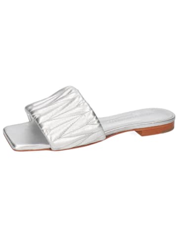 MELVIN & HAMILTON Leder-Pantoletten "Eglantine 2" in Silber