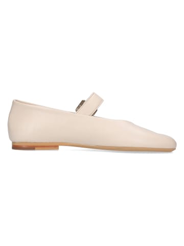 MELVIN & HAMILTON Leren ballerina's beige