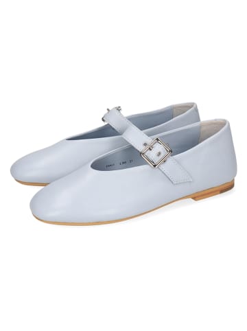 MELVIN & HAMILTON Leder-Ballerinas in Hellblau