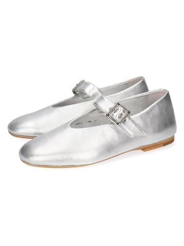 MELVIN & HAMILTON Leder-Ballerinas in Silber