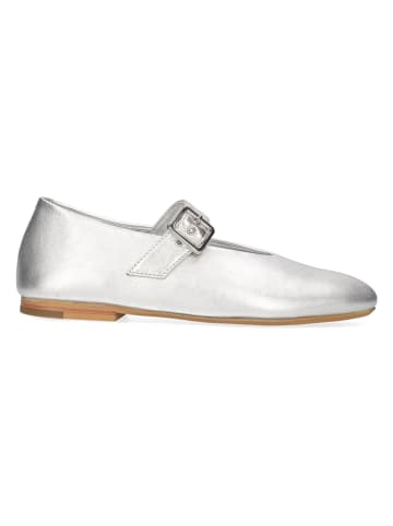 MELVIN & HAMILTON Leder-Ballerinas in Silber