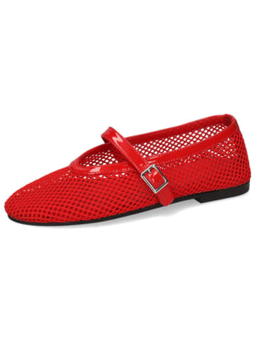 MELVIN & HAMILTON Leren ballerina's rood