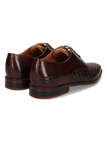 MELVIN & HAMILTON Leder-Schnürschuhe "Dylan 5" in Braun