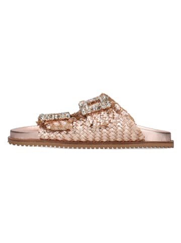 MELVIN & HAMILTON Leren slippers "Eve 1" in Rosegold