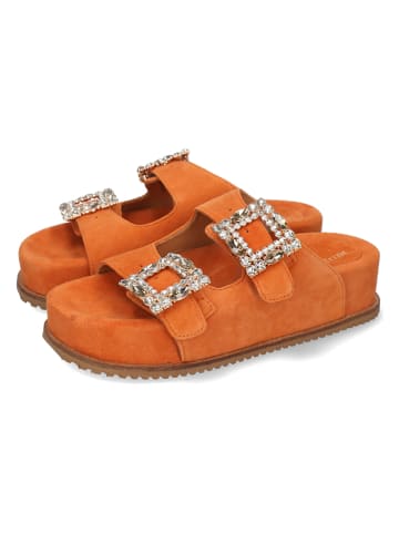 MELVIN & HAMILTON Leder-Pantoletten "Eve 3" in Orange