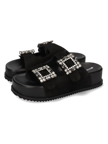 MELVIN & HAMILTON Leren slippers "Eve 3" zwart