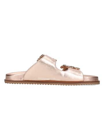 MELVIN & HAMILTON Leder-Pantoletten "Eve 1" in Rosegold