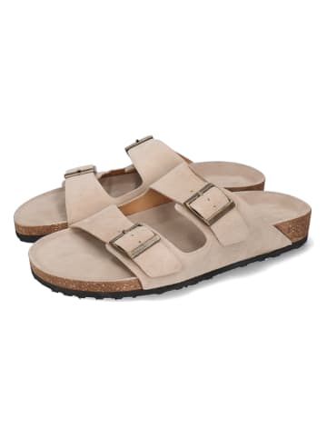 MELVIN & HAMILTON Leder-Pantoletten "Kev 1" in Beige