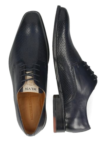 MELVIN & HAMILTON Leder-Schnürschuhe "Dylan 5" in Dunkelblau