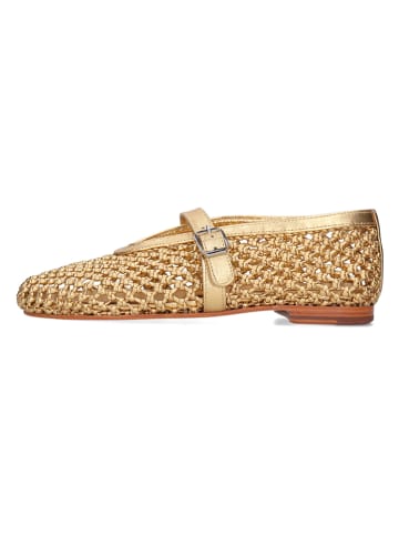 MELVIN & HAMILTON Leder-Ballerinas "Alivia 1" in Gold