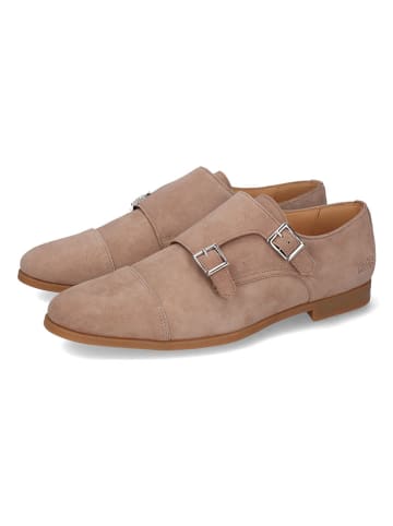 MELVIN & HAMILTON Leder-Monkstraps "Corentin 2" in Beige