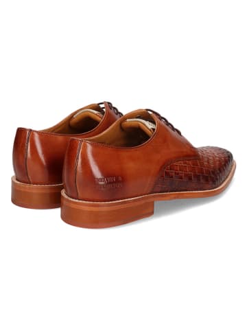 MELVIN & HAMILTON Leren veterschoenen "Dylan 5" lichtbruin