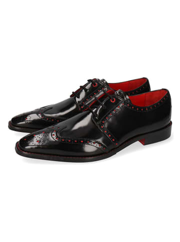 MELVIN & HAMILTON Leder-Schnürschuhe "Elvis 92" in Schwarz