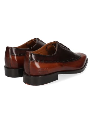 MELVIN & HAMILTON Leren veterschoenen "Lawrence 1" lichtbruin